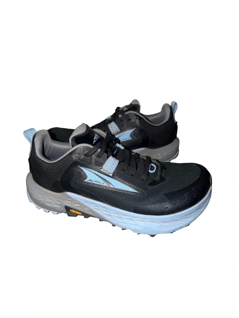 Altra TIMP 5 women’s Black and Light Blue Running Shoe size 8.5